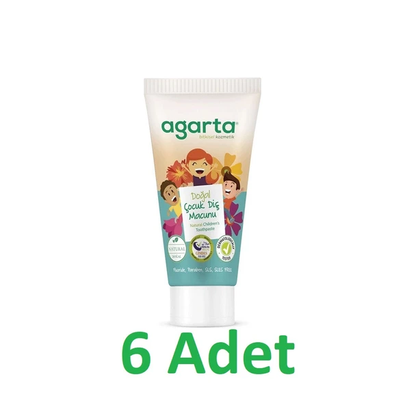 Agarta Diş Macunu Çocuk 75ml x 6 adet