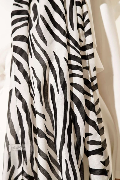 Winter Desenli Bambu Şal Asorti 6 - Resim 4