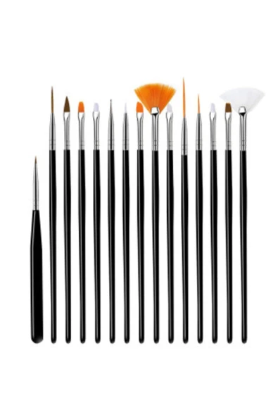 Ocean Tırnak Desen Fırçası 15 Li - Resim 2