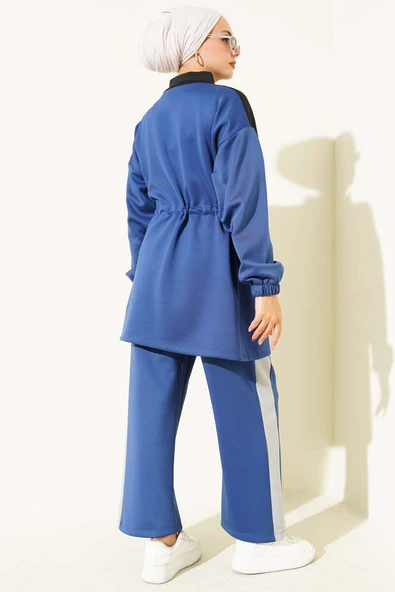 Garnili Bel Tünelli Scuba İkili Takım Lacivert - Resim 3