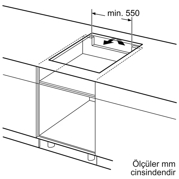 Bosch PUE611BB5E Siyah İndüksiyonlu Ankastre Ocak - 8