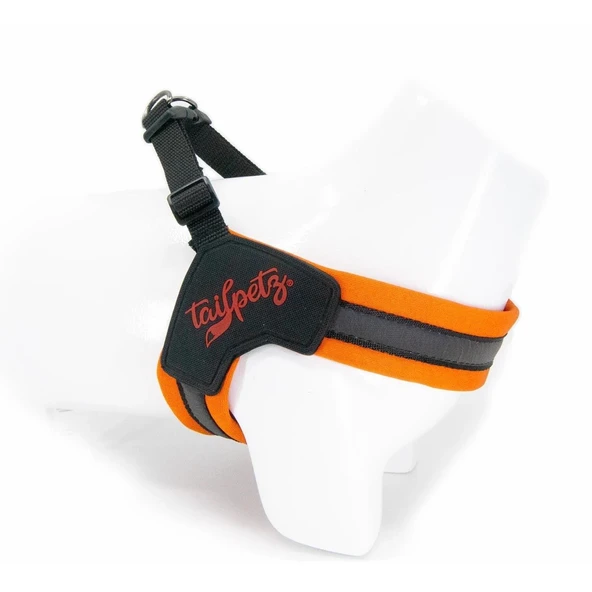 Tailpetz V-Harness Göğüs Tasması Neon Turuncu XL - 1
