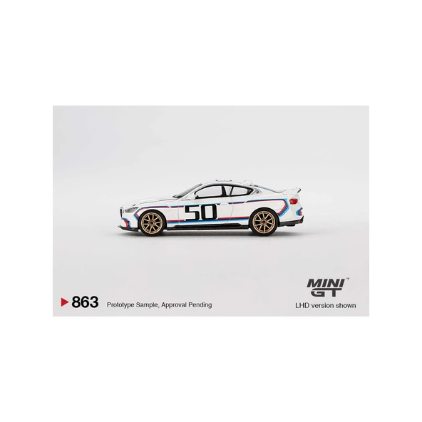 MİNİ GT 1/64 BMW 3.0 CSL WHİTE - Resim 4