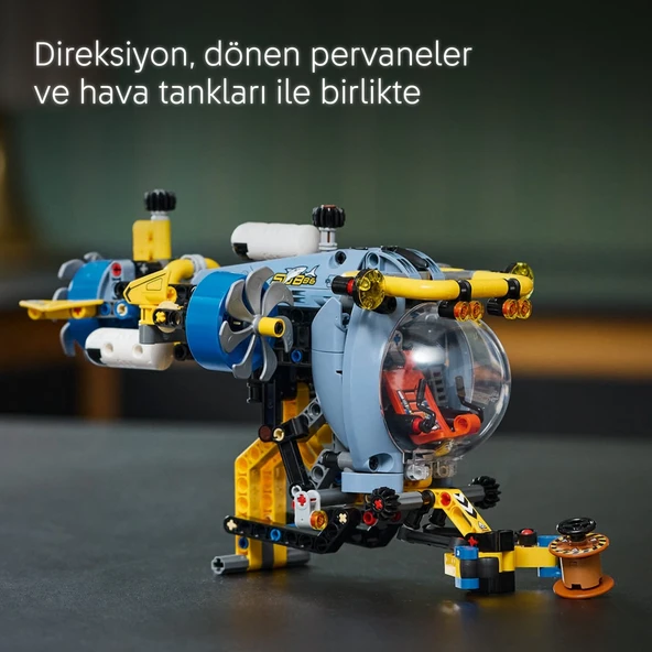 LEGO 42201 Technic Derin Deniz Araştırma Denizaltısı - Resim 6