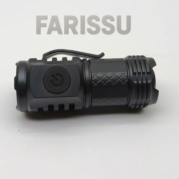 3 LED'li Güçlü Mini El Feneri Şarj Edilebilir Type-C - 7