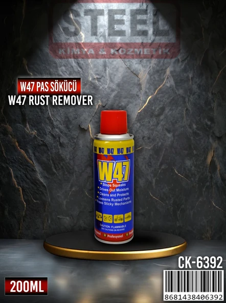 ÇOK AMAÇLI PAS SÖKÜCÜ VE YAĞLAYICI W47 200 ML