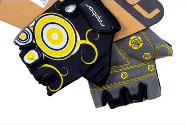 Bike Sky RAPTOR - Çocuk Eldiveni - Silikon Jelli - Sarı S beden ürün görseli 1