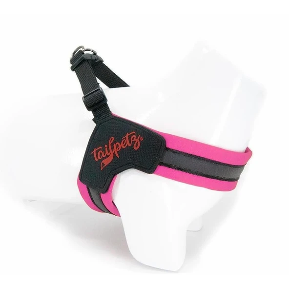 Tailpetz V-Harness Göğüs Tasması Neon Pembe M ürün görseli