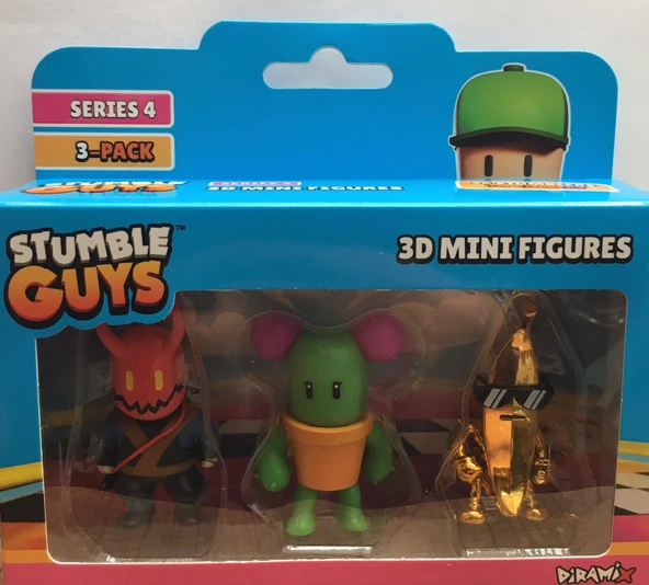 Stumble Guys Seri 4 3'lü Mini Figür Onıjutsu ürün görseli 1