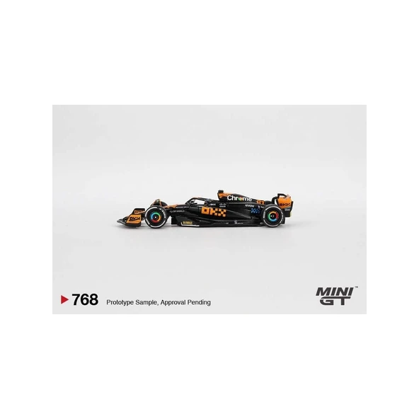 Mini GT 1/64  McLaren MCL60 Oscar Piastri - Resim 4
