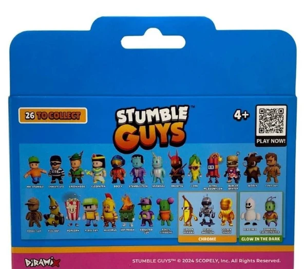 Stumble Guys Seri 4 3'lü Mini Figür Maxımus - Resim 2