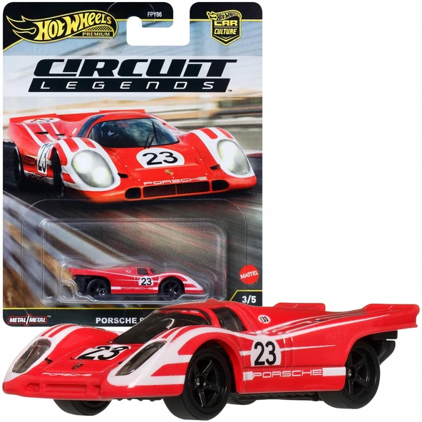 Hot Wheels Premium Cırcuit Legends Porsche 917KH FPY86 JBK63 - Resim 3
