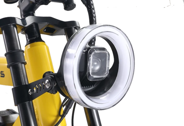 APE RYDER COLOBUS PREMIUM 750W ELEKTRİKLİ BİSİKLET SARI - 3