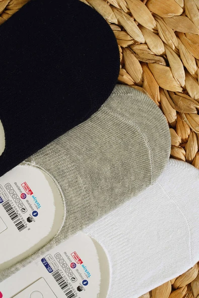 Babet Bayan Üçlü Çorap Asorti - Resim 2