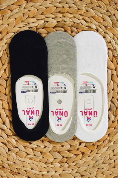 Babet Bayan Üçlü Çorap Asorti ürün görseli 1