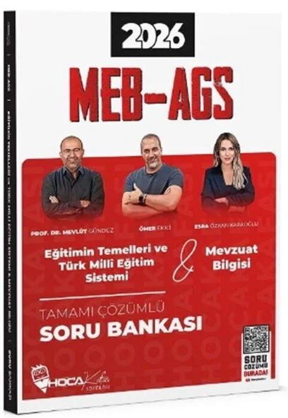 2026 MEB AGS Eğitimin Temelleri ve Türk Milli Eğitim Sistemi Mevzuat Bilgisi Soru Bankası Hoca ürün görseli 1