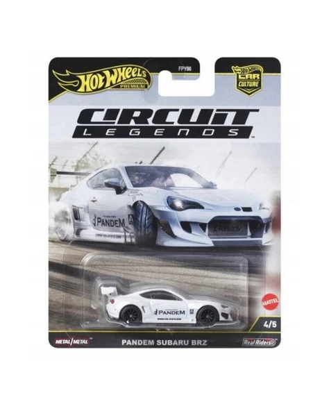Hot Wheels Premium Cırcuit Legends Pandem Subaru BRZ FPY86 JBK64 ürün görseli