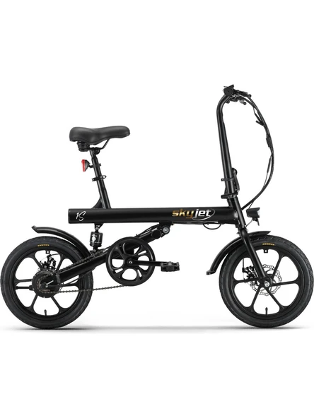 SKYJET 1-S ELEKTRİKLİ BİSİKLET SİYAH