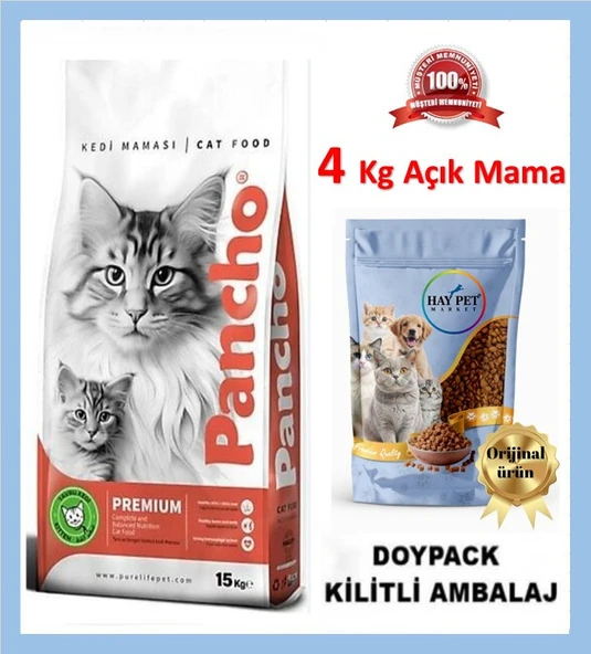Pancho Tavuklu  4 kg Yetişkin Kedi Maması