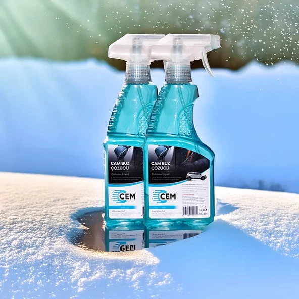 CEM CAR CARE Cam Buz Çözücü Sprey 500 ML - Resim 2