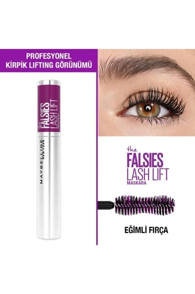 Maybelline New York Falsies Lash Lift Kaldırma Etkili Siyah Maskara
