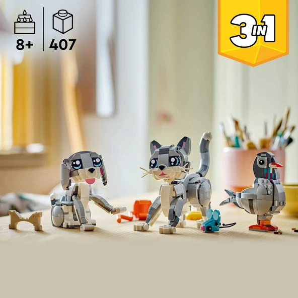 LEGO CREATOR OYUNBAZ KEDİ 31163 - Resim 5