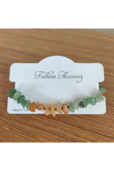 Aventurin & Ametist Doğal Taş Enerji Bilekliği - 4811 - Resim 2