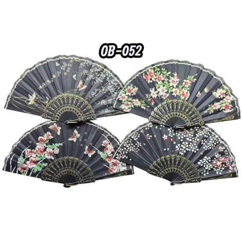 Plastik Kumaş Yelpaze 12'li Karışık - 2