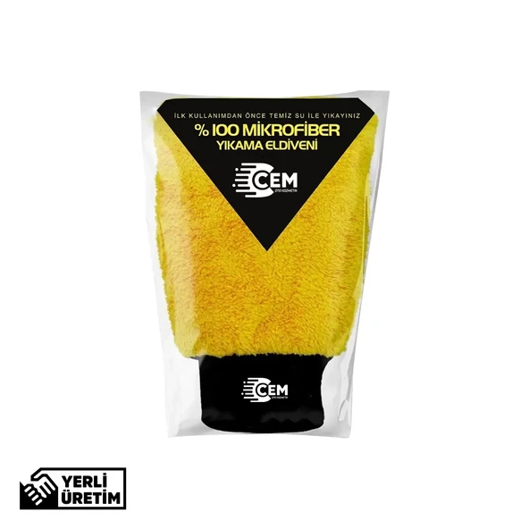 CEM CAR CARE Mikrofiber Yıkama Ve Pasta Eldiveni ürün görseli 1