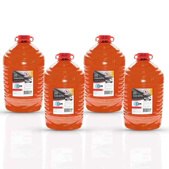 CEM CAR CARE Yazlık Cam Suyu 5 LT 4'Lü Avantaj Paket ürün görseli 1