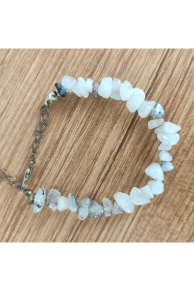 3. Doğal Ay Taşı Bileklik – Ruhsal Huzur & Feminen Enerji - 8775 - Resim 3