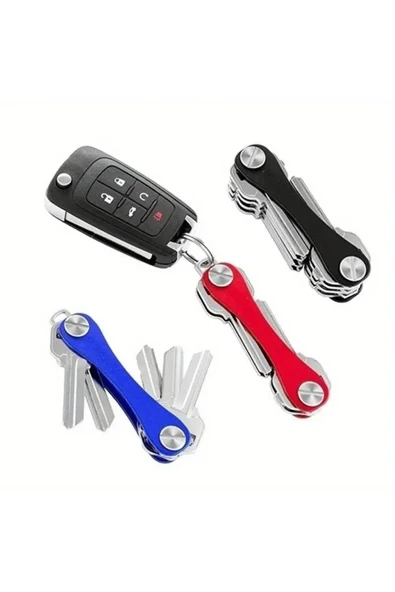 NACTUMU Anahtar Düzenleyici Akıllı Organizatör Anahtarlık Metal Anahtar Tutucu Clever Key - Resim 3
