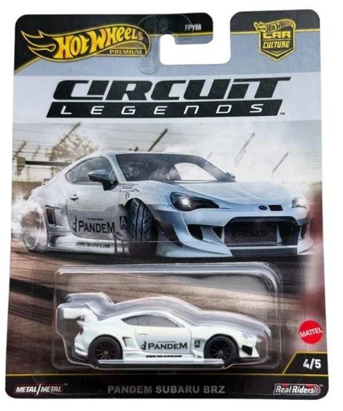 Hot Wheels Premium Cırcuit Legends Pandem Subaru BRZ FPY86 JBK64 - Resim 2