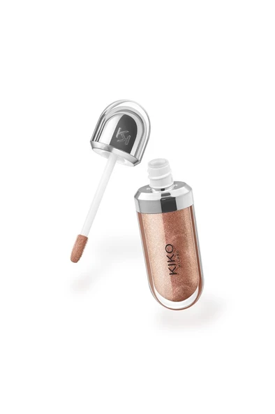 KIKO Dudak Parlatıcısı - 3D Hydra Lip Gloss - 18 Golden Sparkle - Besleyici ve Nemlendirici