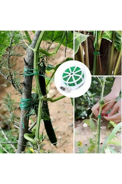 NACTUMU 50 Metre Kendinden Kesici Bıçaklı Bitki Bağlama ve Sabitleme Teli - Resim 5