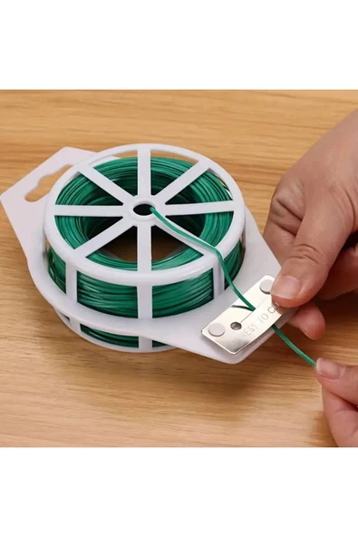 NACTUMU 50 Metre Kendinden Kesici Bıçaklı Bitki Bağlama ve Sabitleme Teli - Resim 6