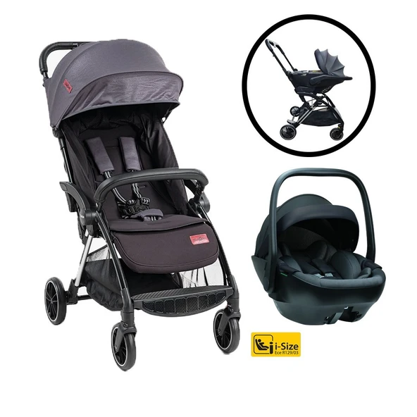 Baby2Go Tulipa Travel Set i-size/ Gray
