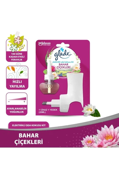 Elektrikli Oda Kokusu Kit Bahar Çiçekleri + Yedek Bahar Çiçekleri - 3