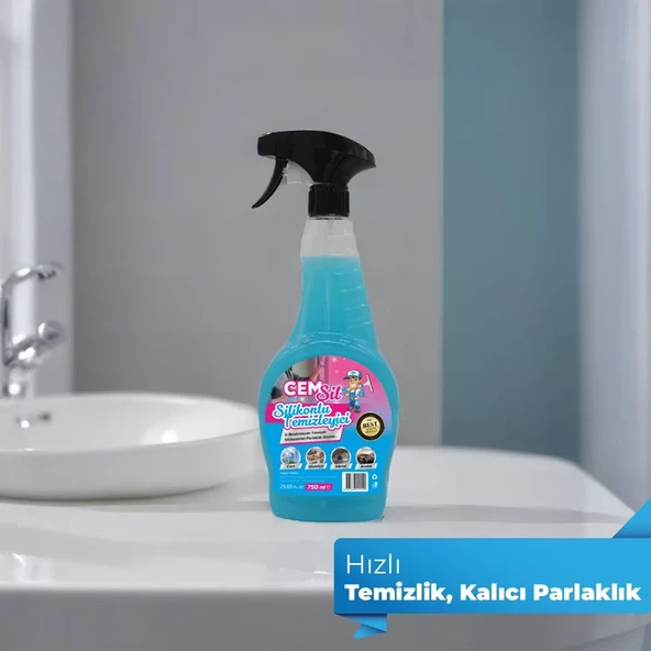 CEM CAR CARE Cem Sil Silikonlu Cam ve Yüzey Temizleyici 750 Ml - Resim 2