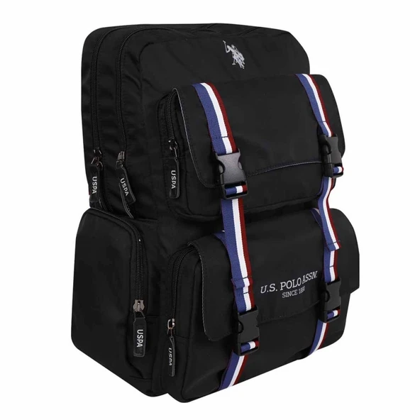 U.S. Polo Siyah Okul Çantası Siyah - Resim 2