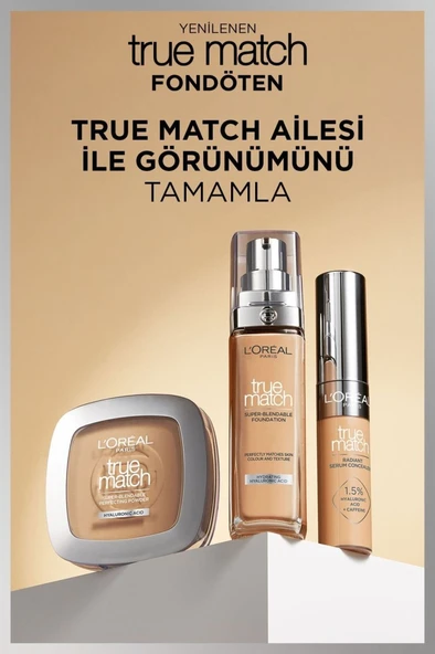 L'oréal Paris True Match Bakım Yapan Fondöten - 1n Nötr Alt Ton - 8