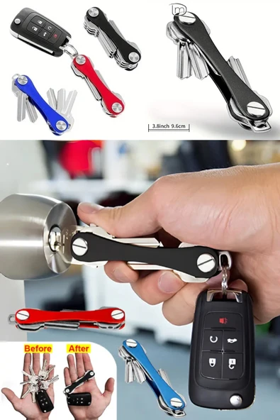 NACTUMU Anahtar Düzenleyici Akıllı Organizatör Anahtarlık Metal Anahtar Tutucu Clever Key ürün görseli