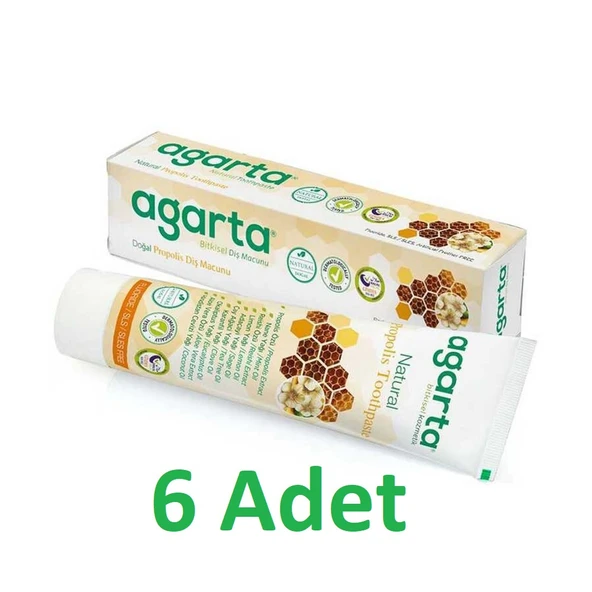 Agarta Diş Macunu Propolis 100ml x 6 adet