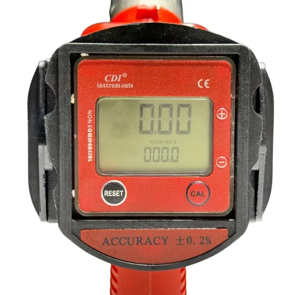 Sayaçlı Otomatik Akaryakıt Tabancası LCD Ekran-Tarımgaraj - Resim 7