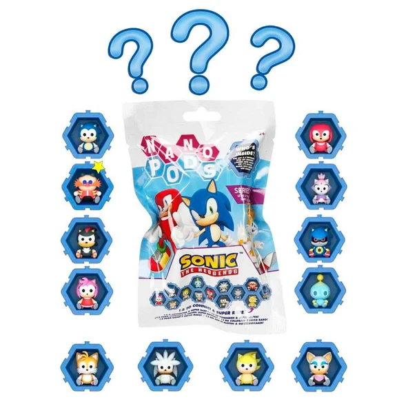 Sonic Nano Pods Sürpriz Figür Paketi - Resim 2