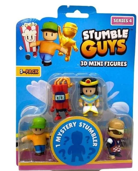 Stumble Guys Seri 4 5'li Mini Figür Mr.Stumble ürün görseli