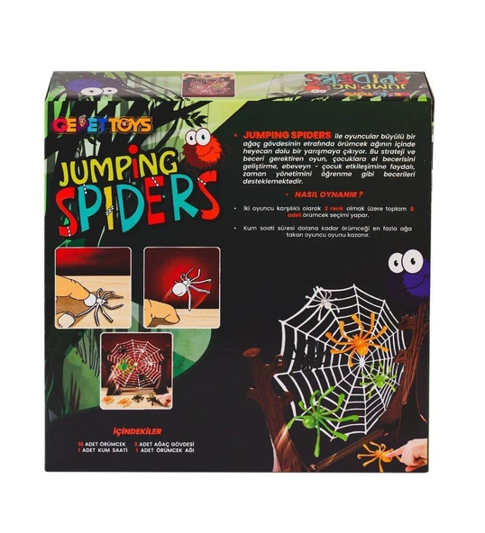 Jumping Spider Eğlenceli Aile Kutu Oyunu - Resim 2