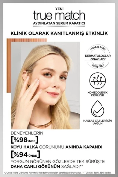 L'Oreal Paris True Match Aydınlatan Serum Kapatıcı - 1.5n 11 ml - 4
