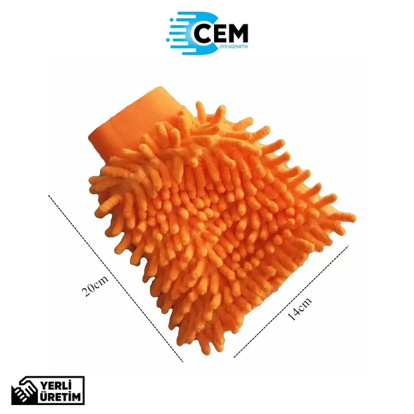 CEM CAR CARE Mikrofiber Yıkama Ve Pasta Eldiveni - Resim 2