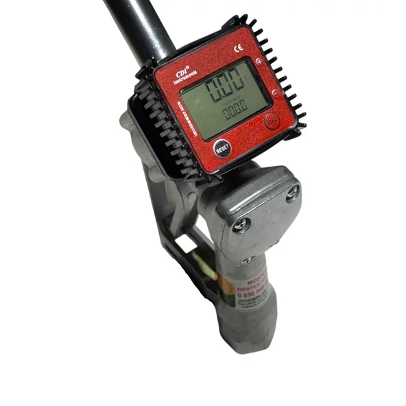 Sayaçlı Manuel Akaryakıt Tabancası LCD Ekran-Tarımgaraj - Resim 6